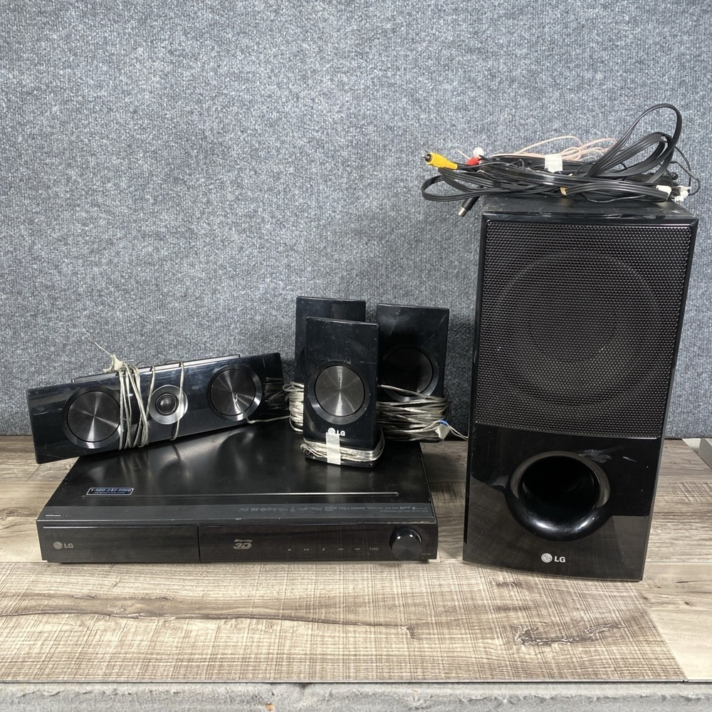 LG LHB336: LG Network Blu ray Home Theater System 5.1Ch 1100w W/ Sub No Remote